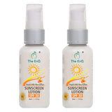 The EnQ 80% Natural Organic Sunscreen Lotion SPF 30 50 ml - Pack of 2